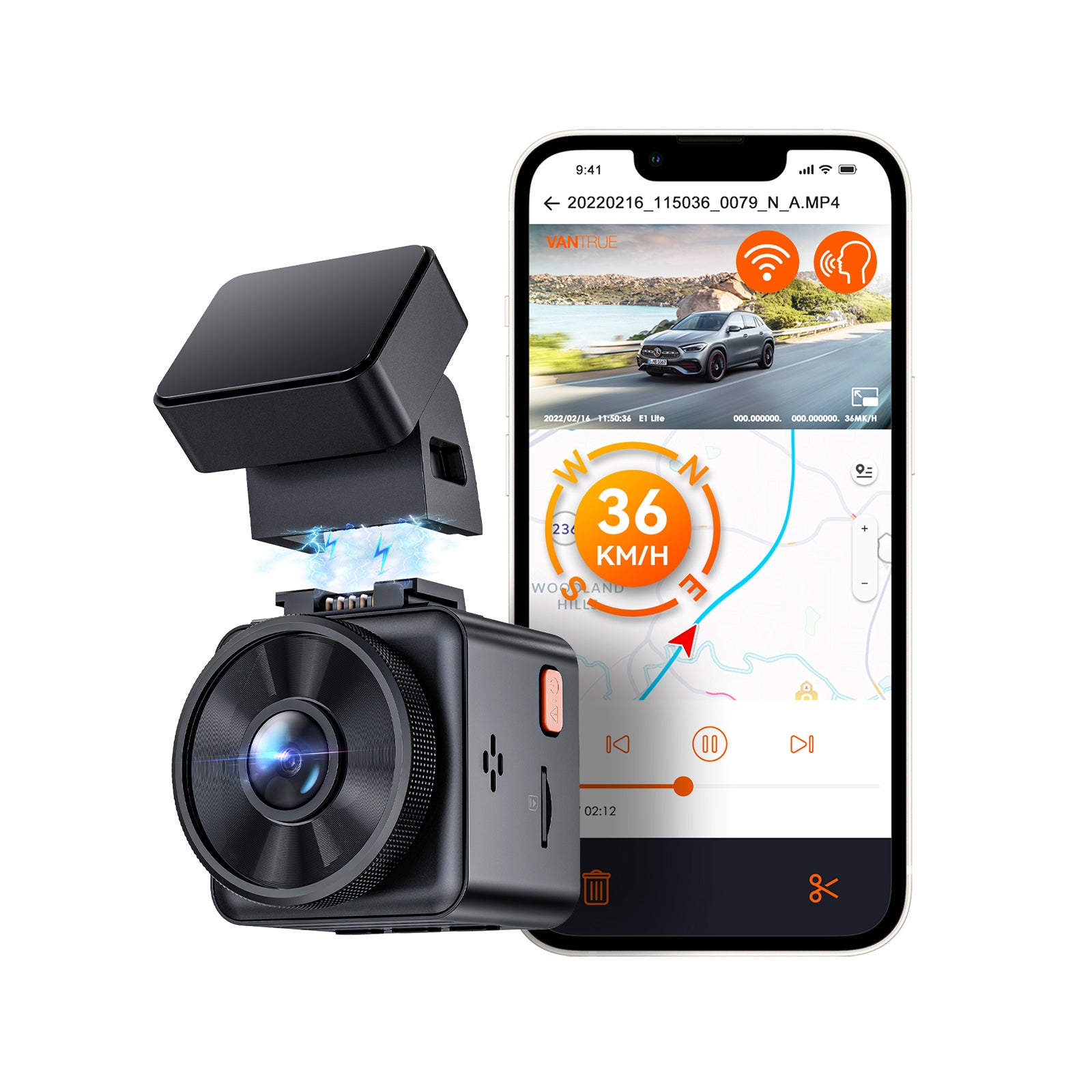 Vantrue E1 Lite dashcam product image