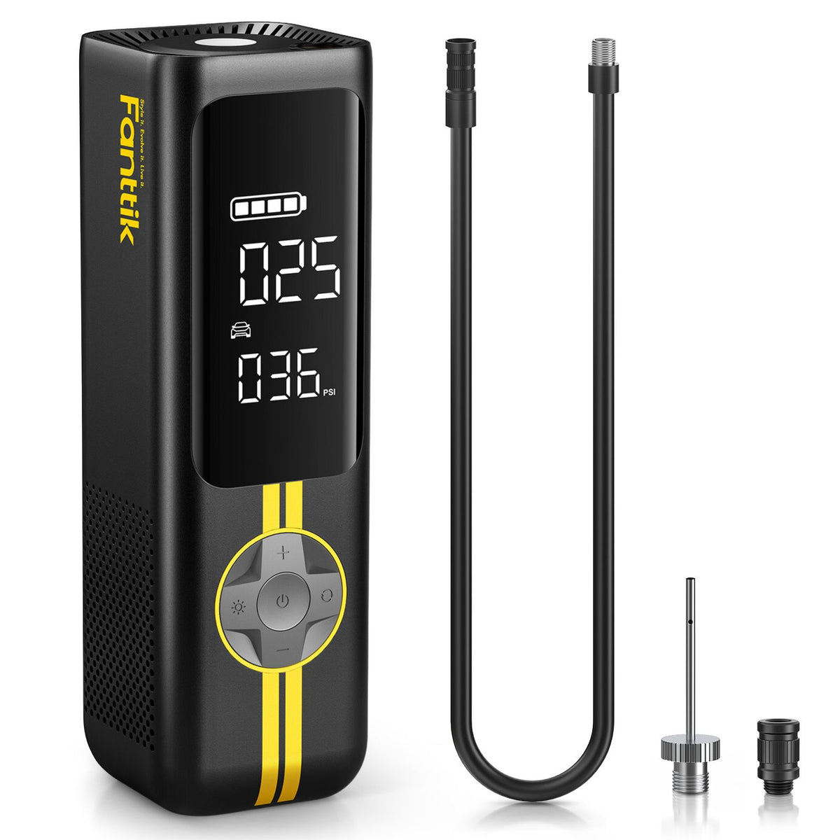 Fanttik X8 APEX cordless portable tire inflator with digital display